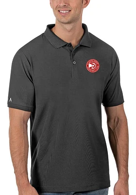 Antigua Atlanta Hawks Mens Legacy Pique Short Sleeve Polo