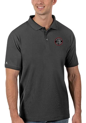 Antigua Toronto Raptors Mens Legacy Pique Short Sleeve Polo