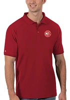 Antigua Atlanta Hawks Mens Legacy Pique Short Sleeve Polo