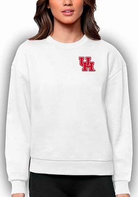 Antigua Houston Cougars Womens Victory Crew Sweatshirt
