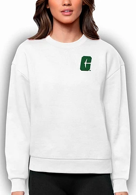 Antigua UNCC 49ers Womens Victory Crew Sweatshirt