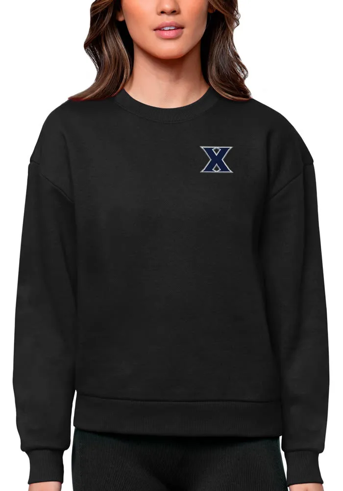 Antigua Xavier Musketeers Womens Victory Crew Sweatshirt