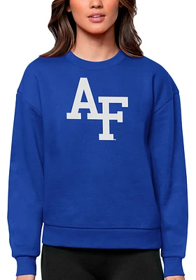 Antigua Air Force Falcons Womens Full Front Victory Crew Sweatshirt