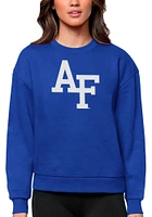 Antigua Air Force Falcons Womens Full Front Victory Crew Sweatshirt