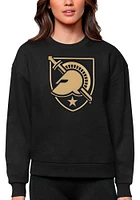 Antigua Army Black Knights Womens Full Front Victory Crew Sweatshirt