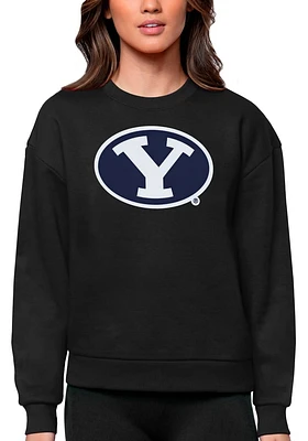 Antigua BYU Cougars Womens Full Front Victory Crew Sweatshirt