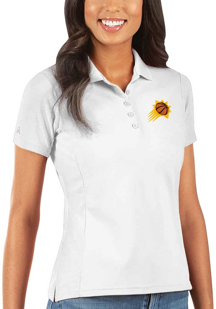 Antigua Phoenix Suns Womens Legacy Pique Short Sleeve Polo Shirt