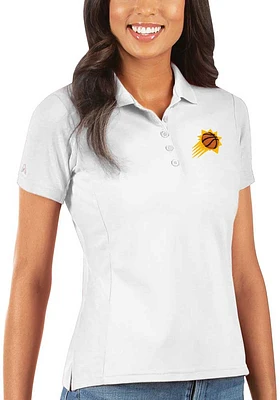 Antigua Phoenix Suns Womens Legacy Pique Short Sleeve Polo Shirt