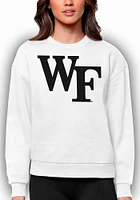 Antigua Wake Forest Demon Deacons Womens Full Front Victory Crew Sweatshirt