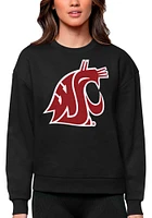 Antigua Washington State Cougars Womens Full Front Victory Crew Sweatshirt