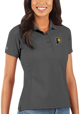 Antigua Indiana Pacers Womens Legacy Pique Short Sleeve Polo Shirt