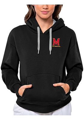 Womens Maryland Terrapins Antigua Victory Hooded Sweatshirt