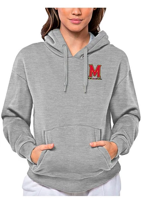 Womens Maryland Terrapins Antigua Victory Hooded Sweatshirt