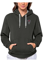 Antigua NC State Wolfpack Womens Charcoal Victory Hooded Sweatshirt
