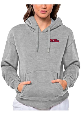 Antigua Ole Miss Rebels Womens Victory Hooded Sweatshirt