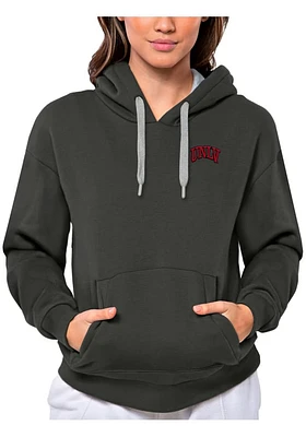 Antigua UNLV Runnin Rebels Womens Charcoal Victory Hooded Sweatshirt