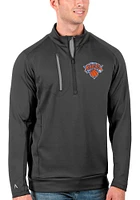 Antigua New York Knicks Mens Generation Long Sleeve Qtr Zip Pullover