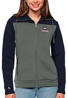 Antigua UConn Huskies Womens Navy Blue Protect Medium Weight Jacket