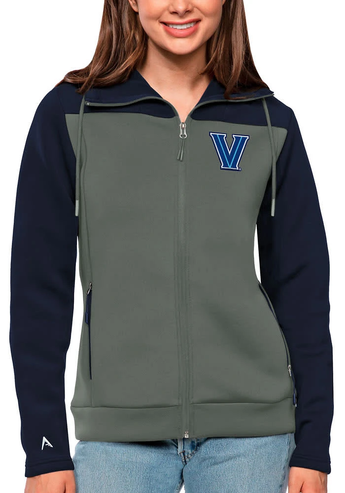 Antigua Villanova Wildcats Womens Navy Blue Protect Medium Weight Jacket
