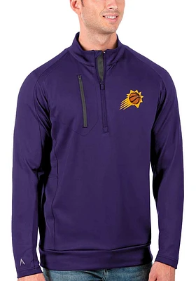 Antigua Phoenix Suns Mens Generation Long Sleeve Qtr Zip Pullover