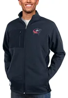 Antigua Columbus Blue Jackets Mens Navy Course Medium Weight Jacket