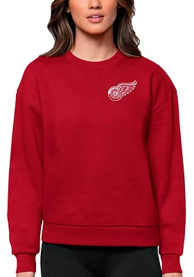 Antigua Detroit Red Wings Womens Victory Crew Sweatshirt