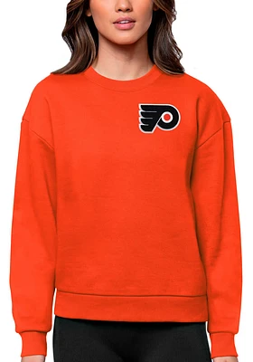 Antigua Philadelphia Flyers Womens Victory Crew Sweatshirt