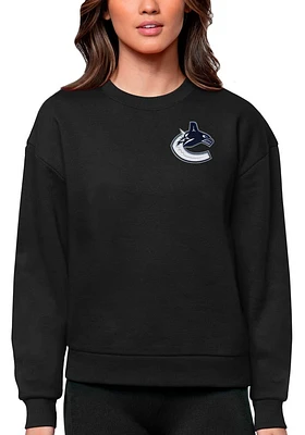 Antigua Vancouver Canucks Womens Victory Crew Sweatshirt