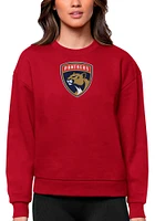 Antigua Florida Panthers Womens Full Front Victory Crew Sweatshirt