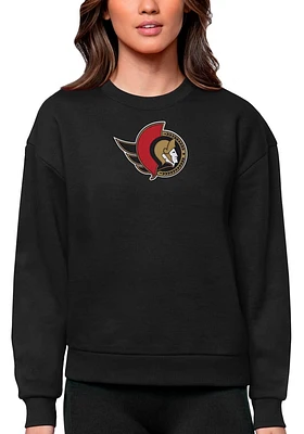 Antigua Ottawa Senators Womens Full Front Victory Crew Sweatshirt