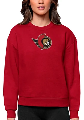 Antigua Ottawa Senators Womens Full Front Victory Crew Sweatshirt
