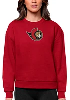 Antigua Ottawa Senators Womens Full Front Victory Crew Sweatshirt