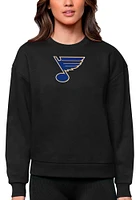 Antigua St Louis Blues Womens Full Front Victory Crew Sweatshirt