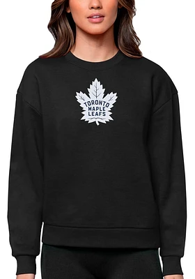 Antigua Toronto Maple Leafs Womens Full Front Victory Crew Sweatshirt
