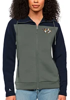 Antigua Nashville Predators Womens Navy Blue Protect Medium Weight Jacket