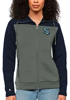 Antigua Seattle Kraken Womens Navy Blue Protect Medium Weight Jacket