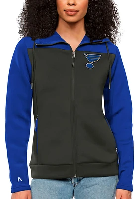 Antigua St Louis Blues Womens Blue Protect Medium Weight Jacket