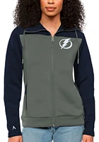 Antigua Tampa Bay Lightning Womens Navy Blue Protect Medium Weight Jacket