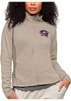 Antigua Columbus Blue Jackets Womens Oatmeal Course Light Weight Jacket