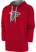 Antigua Atlanta Falcons Mens Full Front Chenille Victory Long Sleeve Hoodie