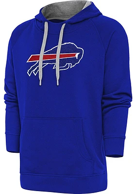 Antigua Buffalo Bills Mens Full Front Chenille Victory Long Sleeve Hoodie