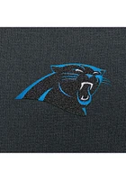 Antigua Carolina Panthers Mens Charcoal Chenille Logo Victory Long Sleeve Hoodie
