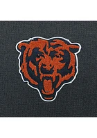 Antigua Chicago Bears Mens Charcoal Chenille Logo Victory Long Sleeve Hoodie