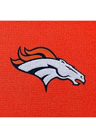 Antigua Denver Broncos Mens Orange Chenille Logo Victory Long Sleeve Hoodie