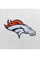 Antigua Denver Broncos Mens White Full Front Chenille Victory Long Sleeve Hoodie