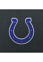 Antigua Indianapolis Colts Mens Charcoal Chenille Logo Victory Long Sleeve Hoodie