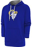 Antigua Los Angeles Rams Mens Full Front Chenille Victory Long Sleeve Hoodie