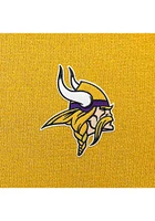 Antigua Minnesota Vikings Mens Gold Chenille Logo Victory Long Sleeve Hoodie