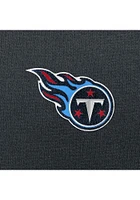 Antigua Tennessee Titans Mens Charcoal Chenille Logo Victory Long Sleeve Hoodie