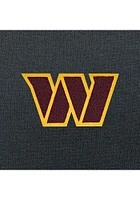 Antigua Washington Commanders Mens Charcoal Chenille Logo Victory Long Sleeve Hoodie